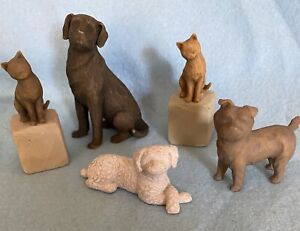 5 PCS Willow Tree Love My Cat Dog 2017 2018 Susan Lord I