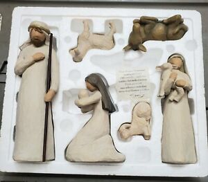 Demdaco Willow Tree Figurine Set "Nativity"  By Susan Lordi #26005 With Box