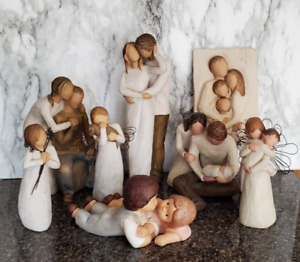 WILLOW TREE DEMDACO SUSAN LORDI LOT OF 9 FIGURINES GOEBEL LOOK!