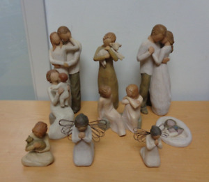 Lot of 9 Willow Tree figurines Demdaco Susan Lordi