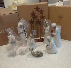 Willow Tree Nativity 10 Pc Set Susan Lordi’s Sculpted Hand Painted + Star Boxed