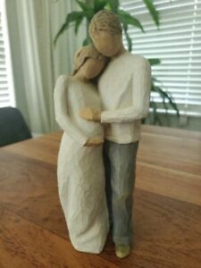 Willow Tree Home Sculpted Figurine Susan Lordi Expectant Couple Maternity Family