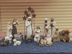 Willow Tree 17 Piece Nativity Figurine Set DEMDACO 1999 Susan Lordi