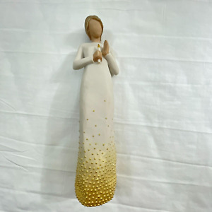 Willow Tree " VIGIL " By Susan Lordi 2015 Demdaco Woman Holding Candle 10"