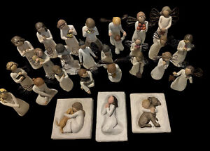 Willow Tree Demdaco Figurines Lot Of 26 Angels
