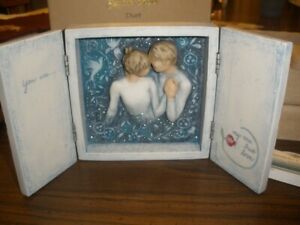 NEW - Willow Tree Signature DUET "Our Love Song" Triptych Hinged Box Lordi NIB