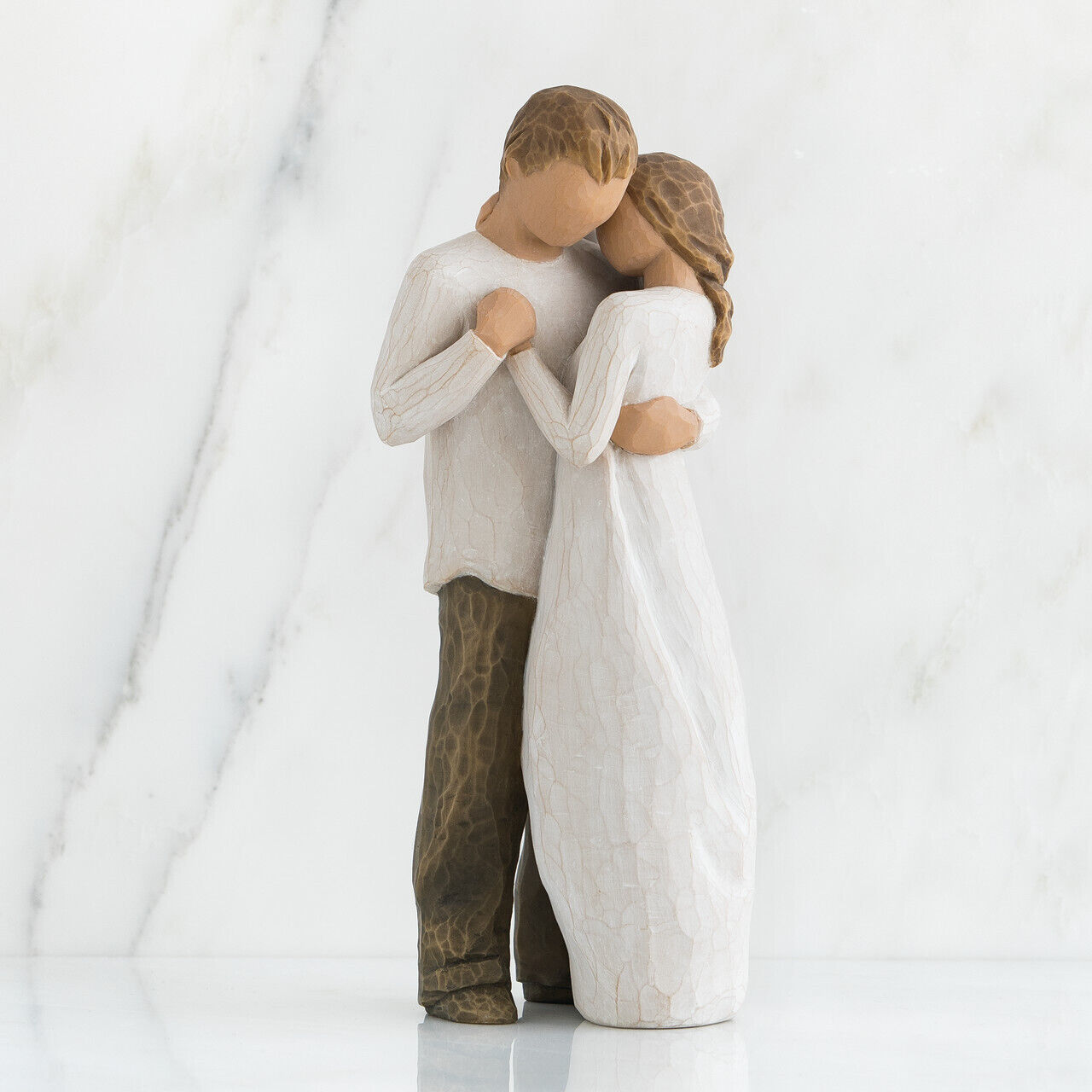Willow Tree Promise Relationship Man and Woman Dancing, Resin Figure