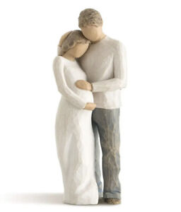 WILLOW TREE Figurine "Home" Susan Lordi 2010 Pregnant Mom / Couple #26252