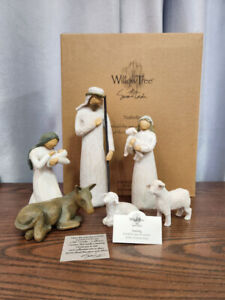 Willow Tree Nativity hand-painted nativity figures, 6-piece set Code 26005