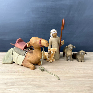 Willow Tree Susan Lordi Shepard and Stable Animals set - 2002