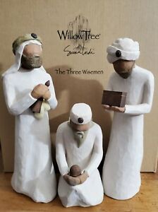2000 Willow Tree Figurines "The Three Wise Men"  By Susan Lordi #26027 With Box