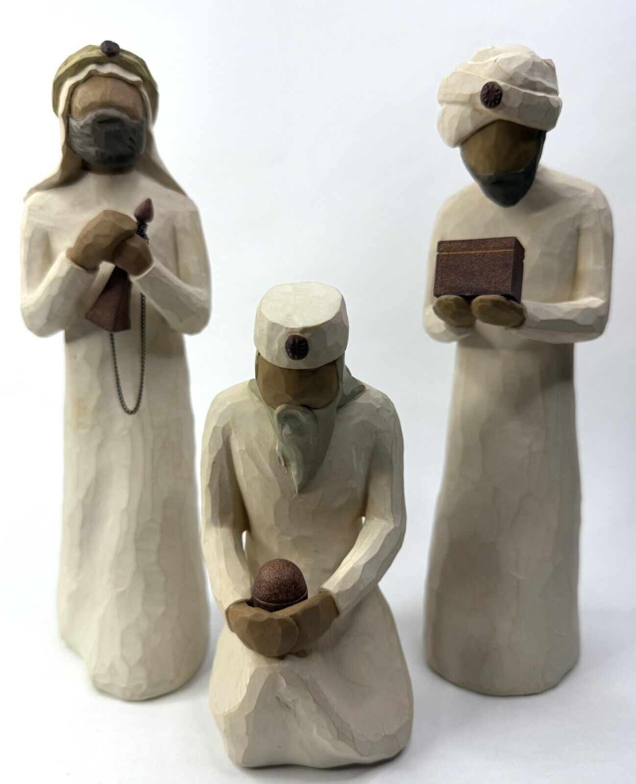 VTG 2000 Lordi Willow Tree Three (3) Wisemen Figurines GC Holiday *No Box*
