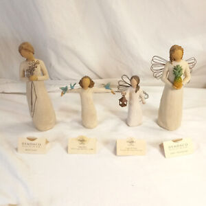 4 - Willow Tree Figurines Angel Of Happiness Grateful Welcoming Angel of Hope