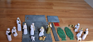 Christmas Gift Willow Tree Nativity Figures Statue Hand Painted Decor 14 figures