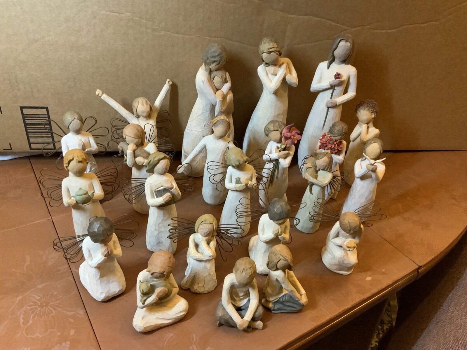 Large Lot Of WILLOW TREE Figurines - Prayer, Good Health, & Many More!!!
