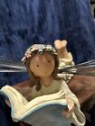 20” willow tree Look Angel laying down reading a book store display unbranded