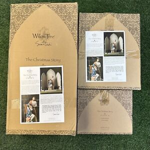 Willow Tree The Christmas Story Set -Demdaco Susan Lordi - Sanctuary Mary Joseph