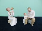 Willow Tree 5 1/2" Figurine Grandmother & Grandfather w Grandchild Susan Lordi