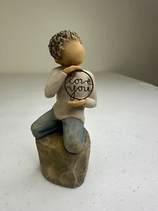 Willow Tree 'Love You Too' Hand-Painted Figure, Susan Lordi, Varied Skin Tones