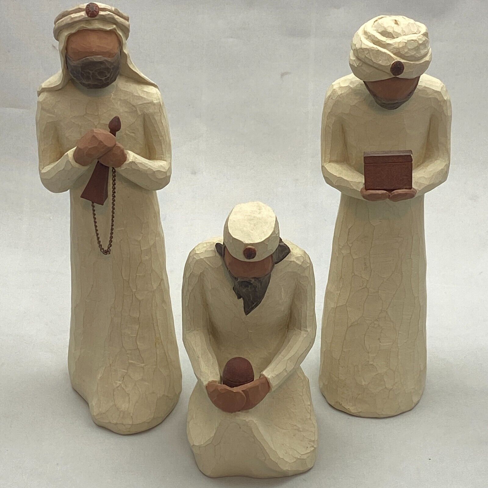 DEMDACO Willow Tree THREE WISE MEN by Susan Lordi Sculpted Nativity Figures 2000