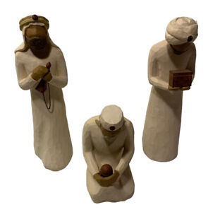 Willow Tree Three Wisemen, Sculpt Hand-Painted Nativity Figures, 3-Pieces No Box