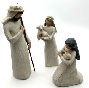 Willow Tree Susan Lordi 3 Piece Nativity Set Demdaco 26005 - 1999