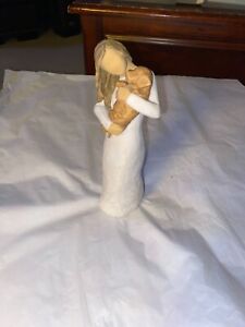 ADORABLE YOU GOLDEN DOG FIGURE SCULPTURE HAND PAINTING WILLOW TREE SUSAN LORDI