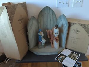 Susan Lordi Willow Tree ‘The Christmas Story’ Mary Joseph Jesus & The Sanctuary