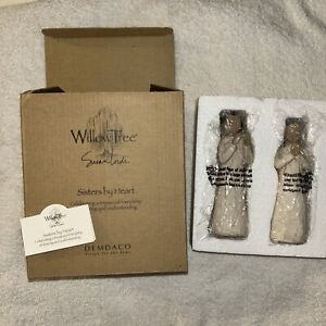 2000 WILLOW TREE DEMDACO #26023 SISTERS BY HEART FIGURINE IN BOX ~RETIRED
