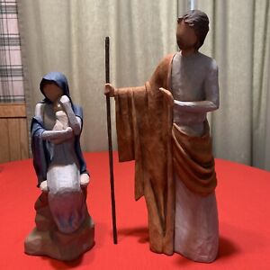 Willow Tree The Christmas Story Nativity Figures W/ Box Mary Joseph 2005 LORDI