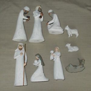 Willow Tree Demdaco Nativity Lot, Wise Men and Star Sets 26005, 26027 and 26007