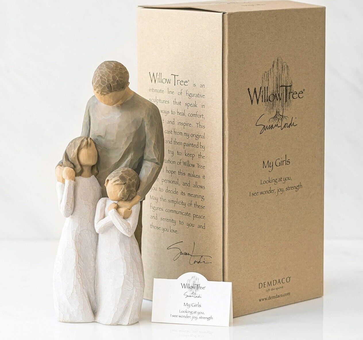 Willow Tree "My Girls" Sculpture Handpainted figure Susan Lordi Demdaco NEW NIB
