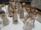 Lot Of 14 WILLOW TREE Angel Figurines  Vtg. 2000s Demdaco