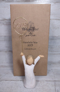 Willow Tree Demdaco Here's to You 2023 Balloon Figurine New Years NEW IN BOX