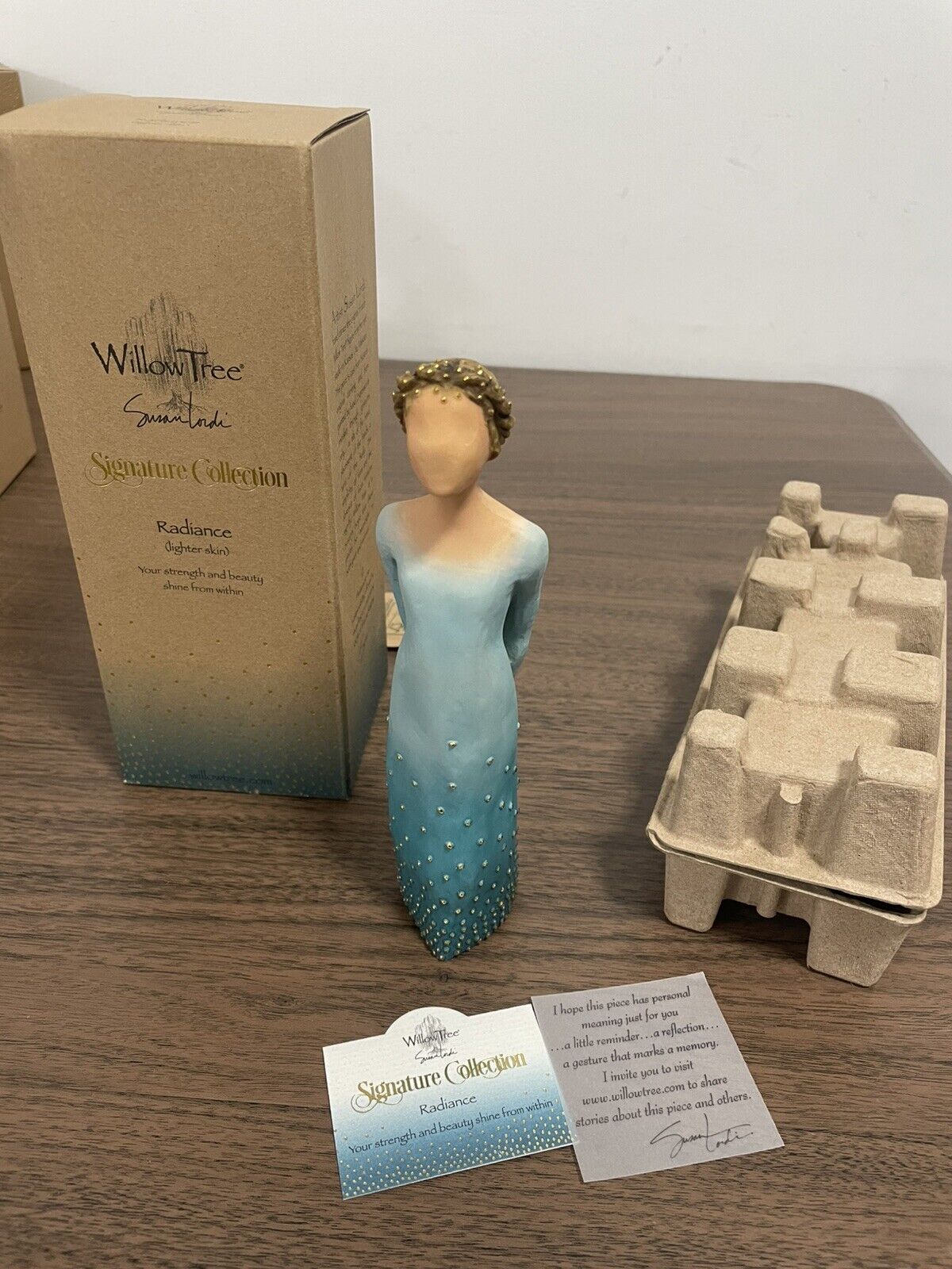Willow Tree Figurine Radiance Beautiful Beauty Sentiment (Lighter Skin) NIB