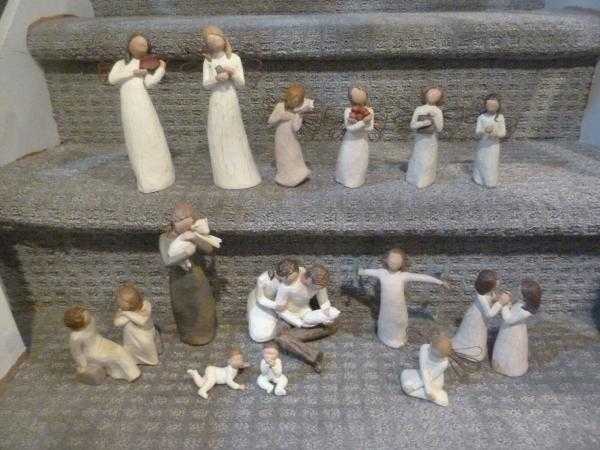Willow Tree Susan Lordi DEMDACO 14 Figures Figurine Lot RARE (no boxes)