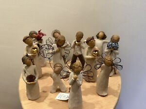 Willow Tree Angel Nativity Birthday Figurines Demdaco Susan Lordi  - Lot of 12