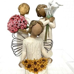 Willow Tree Angel Flower Girl Lot Daisy Roses Demdaco Figures Sunshine Abundance
