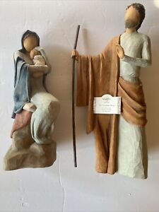 Willow Tree Susan Lordi The Christmas Story, Mary, Joseph and Baby Jesus DEMDACO