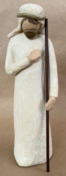 Demdaco Willow Tree Nativity Joseph With Staff Rare Figurine Susan Lordi 1999