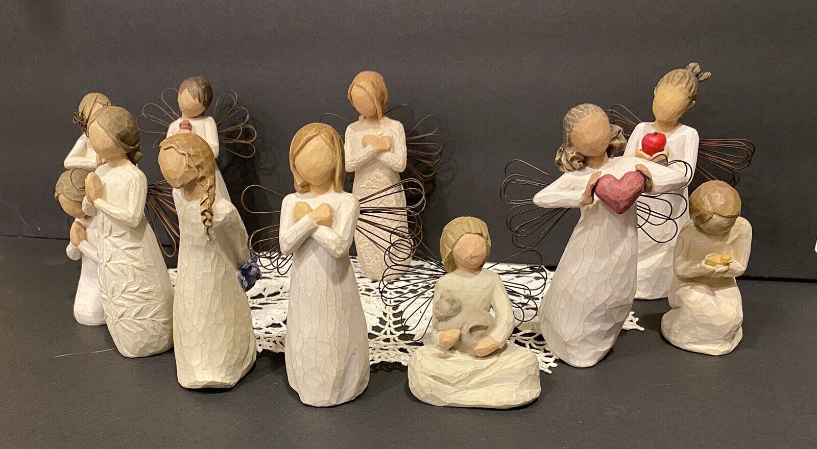 Lot of 11 Willow Tree Angel Figurines Susan Lordi Demdaco No Boxes