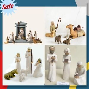 Willow Tree Nativity Starter Figures with The Three Wisemen Plus Camel, 13-Piece