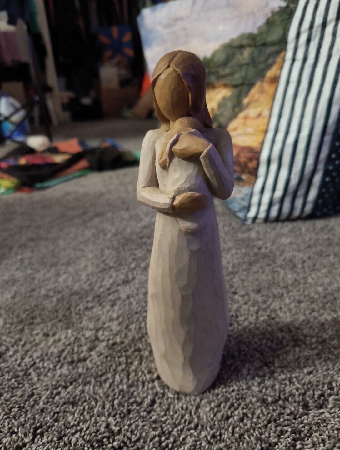 Willow Tree Susan Lordi Angel Of Mine Mother Baby Newborn Sculpture Vintage 2003