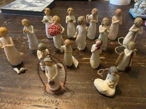 Lot of 16 WILLOW TREE Figurines
