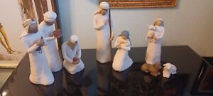 Willow Tree Nativity Artist Susan Lordi 8-piece set 1999/2000 Christmas