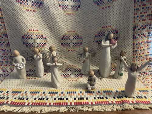 Willow Tree Figurines Lot Of 9 See Pics & Description!
