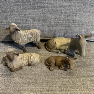 Willow Tree Gentle Animals of The Stable for The Christmas Story