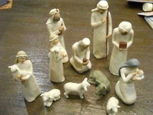WILLOW TREE NATIVITY 12 pc  SET SUSAN LORDI DEMDACO