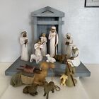 Willow Tree Nativity Set Creche Wisemen Shepherd Stable Susan Lordi