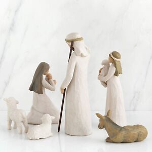 Willow Tree 26005 Sculpted Hand-Painted Nativity Figure Set - 6 Piece